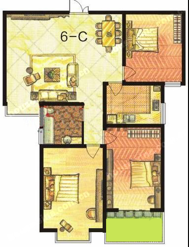 東方明珠 3室2廳2衛1廚1陽台124.67㎡