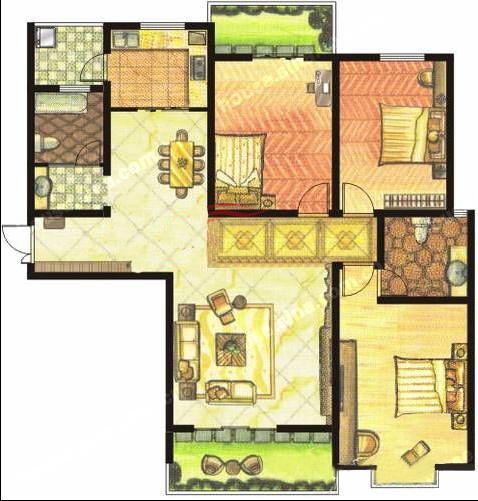 東方明珠 3室2廳2衛1廚2陽台142.75㎡