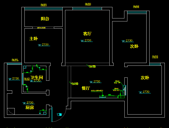 戶型六  三室兩(liǎng)廳